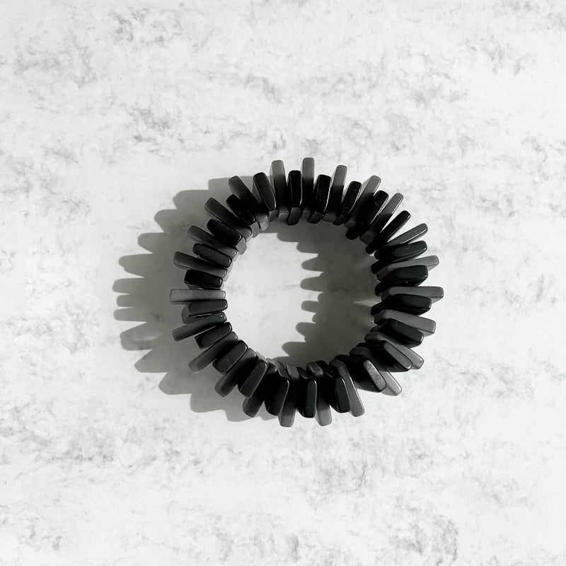 Architectonic and modern bracelet made with tagua nuts