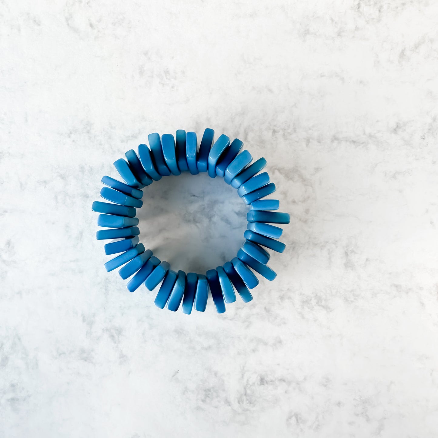 Architectonic and modern bracelet made with tagua nuts