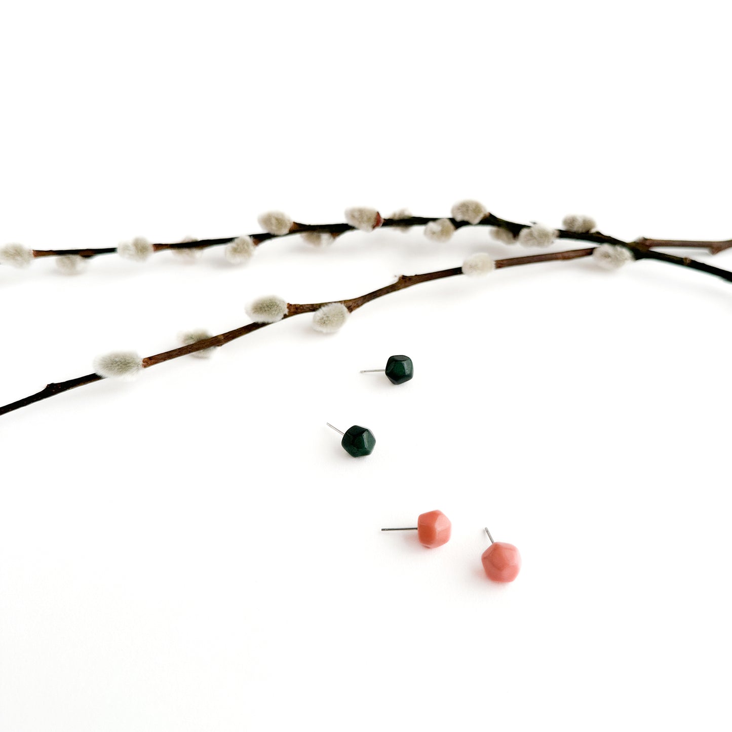 Rock Tagua Earrings