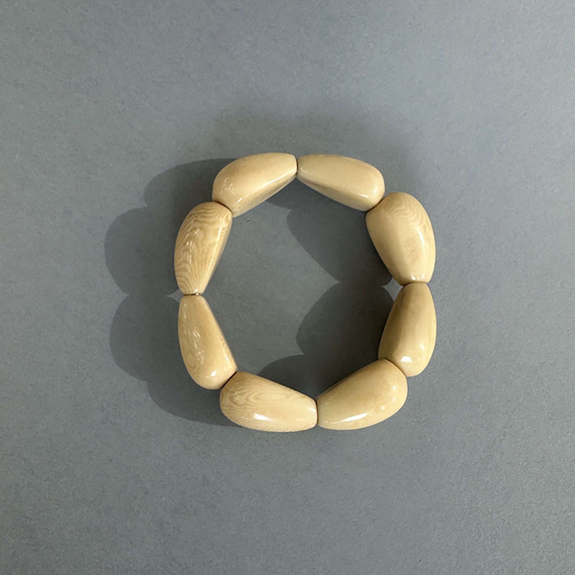 Bracelet handmade with tagua nut beads