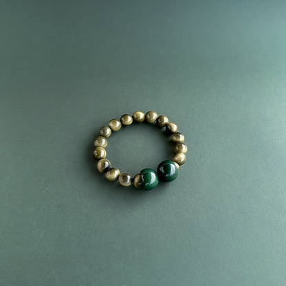 Bracelet handmade with tagua nut spheres