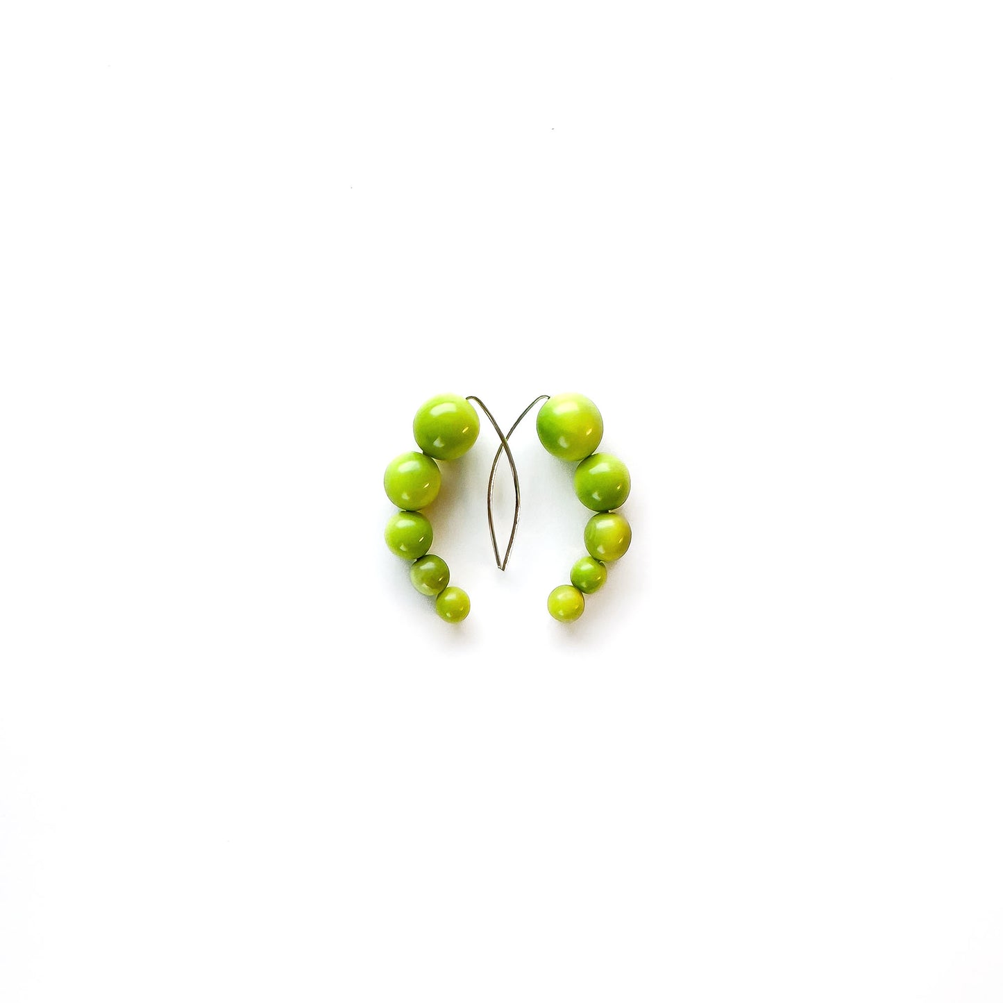 Harmony 5 Tagua Earrings with sterling silver hooks