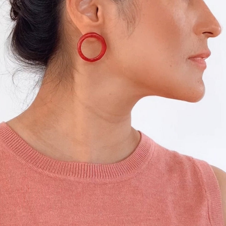 Faceted - Aura Tagua Earrings