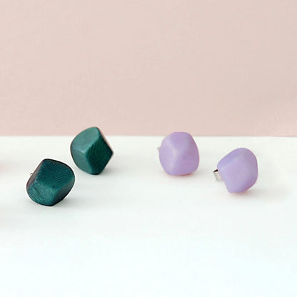 Rock Tagua Earrings